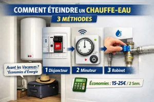 Couper son chauffe-eau pendant une absence : bonne idée ou erreur ?