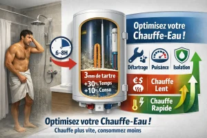 Chauffe-eau long à chauffer