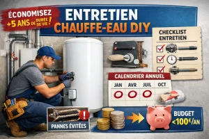 Chauffe-eau : les 7 gestes essentiels pour éviter 80% des pannes (méthode DIY complète)