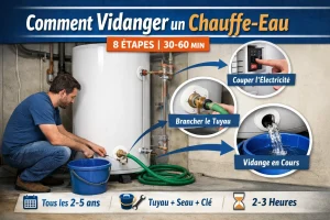 Vidanger un chauffe-eau sans risque : la méthode complète étape par étape